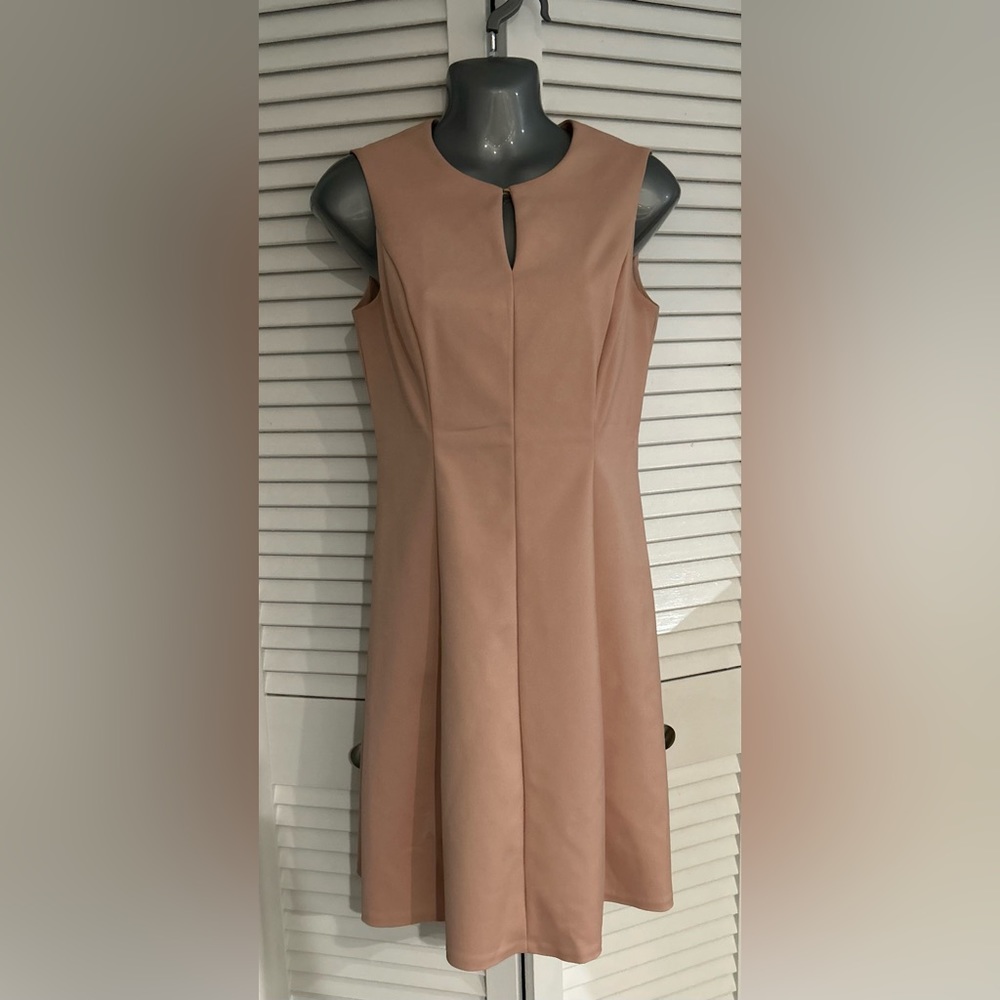 DKNY Dusty rose vintage fit and flare dress size 2